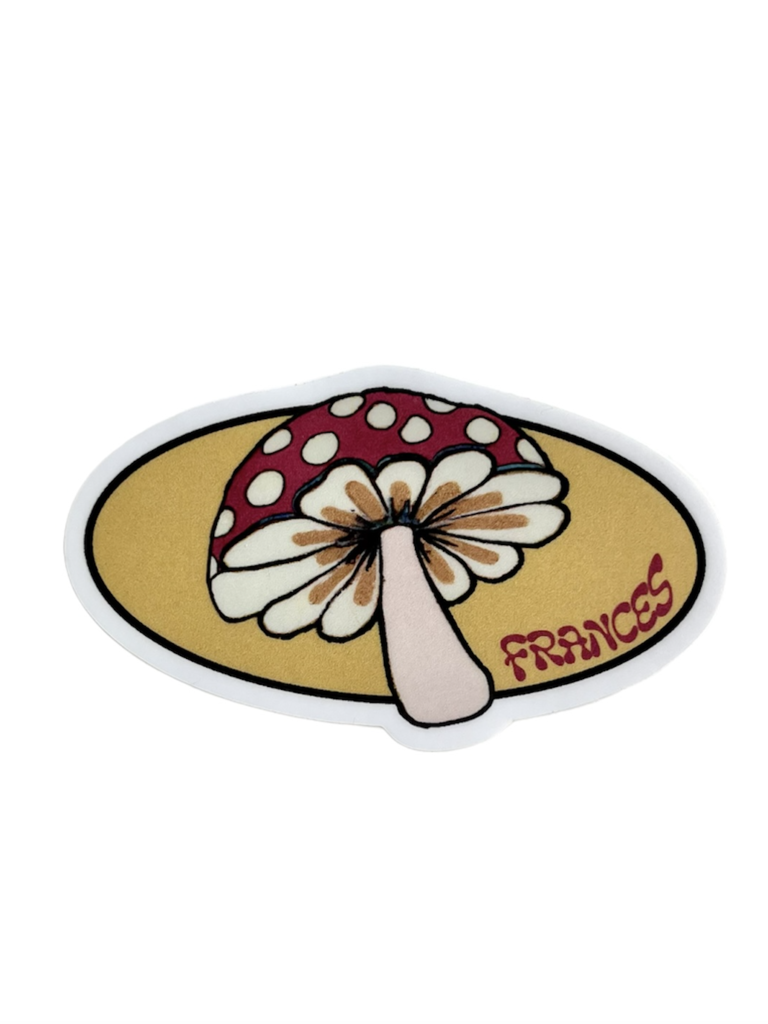 Frances Exclusive Mushroom Sticker