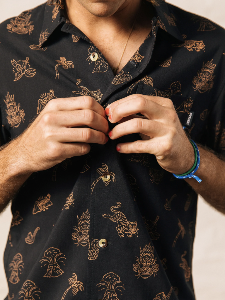 Spicy Noods Button-Up Shirt