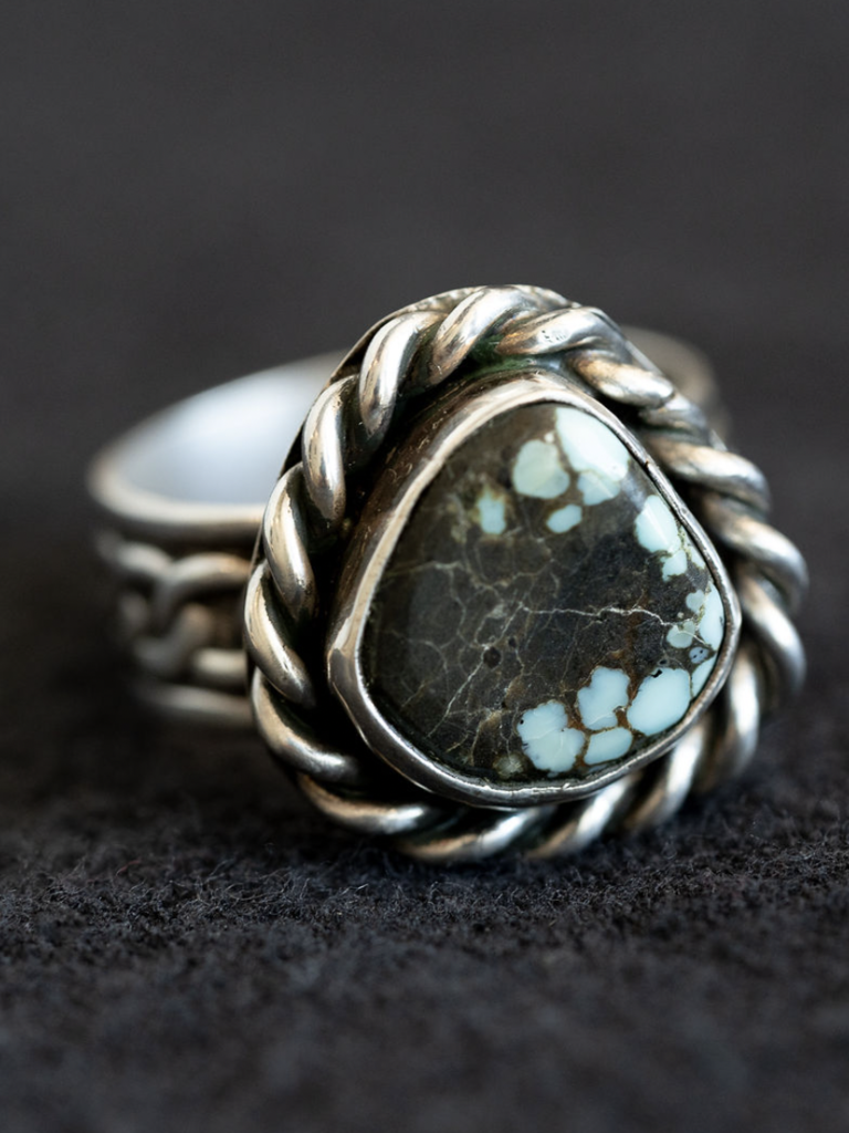 Turquoise Chain Ring