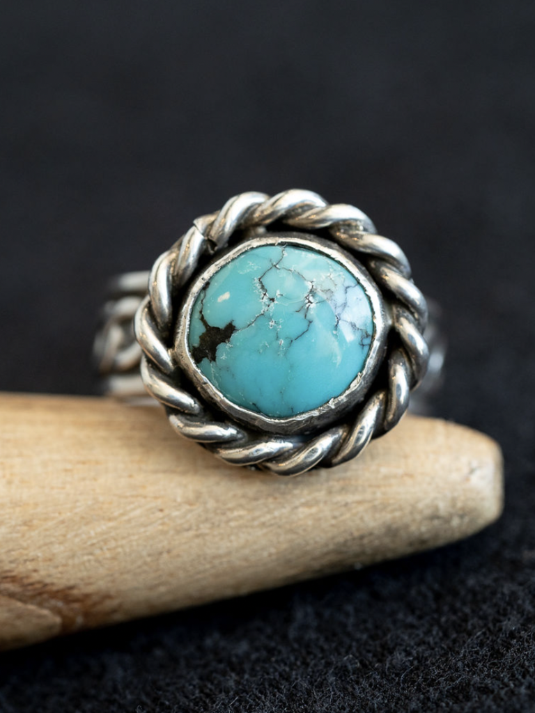 Turquoise Chain Ring