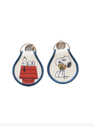 Snoopy Patch Keychain