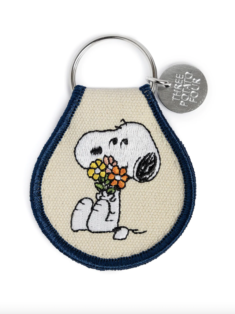 Snoopy Patch Keychain