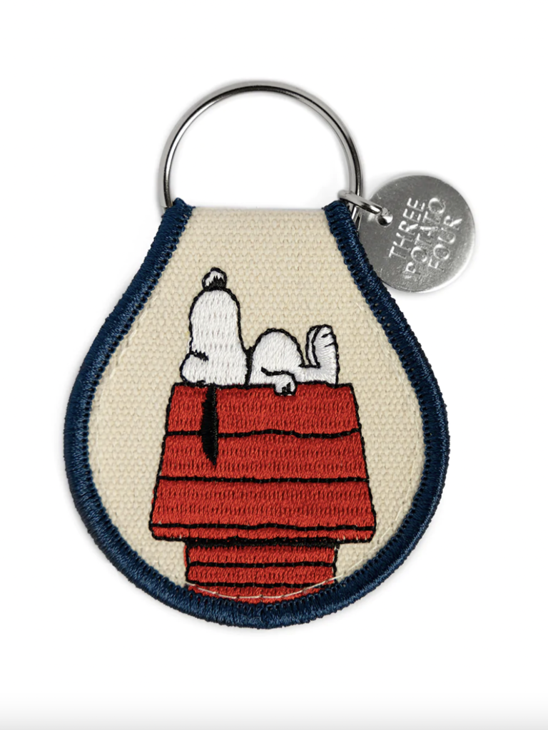 Snoopy Patch Keychain