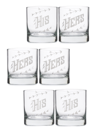 Couples Glasses Set Couples Glasses Set