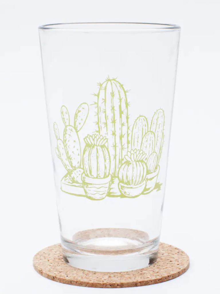 Cactus Pint Glass