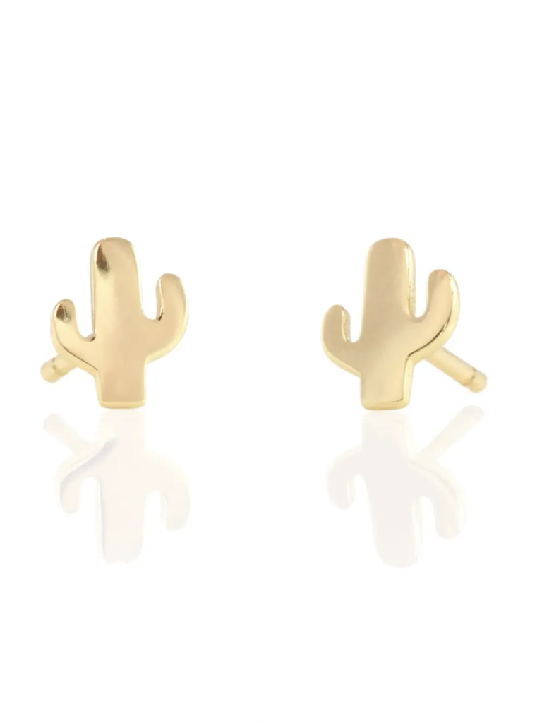 Cactus Emoji Stud Earrings