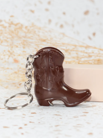 Cowboy Boot Bottle Opener Keychain