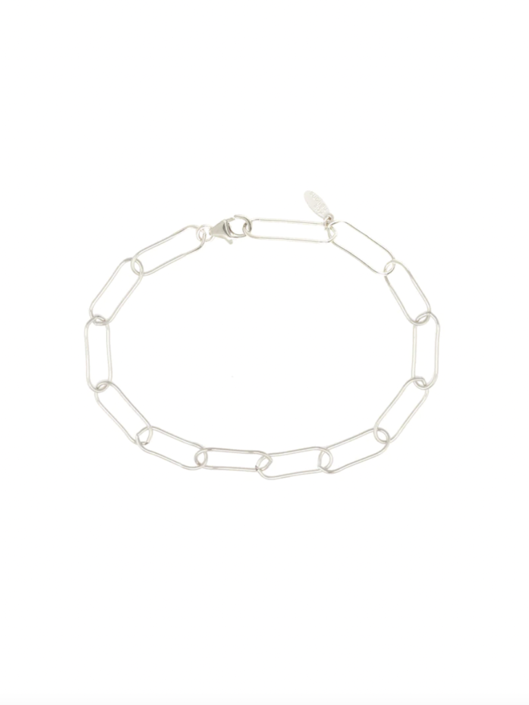 Large Link Chain Bracelet - Silver