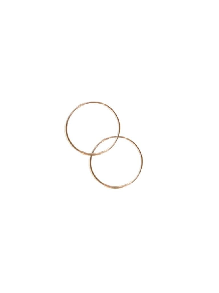 Featherweight Hoops - 24mm Gold