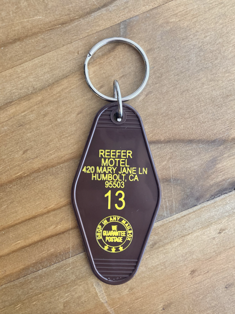 Reefer Motel Key Tag