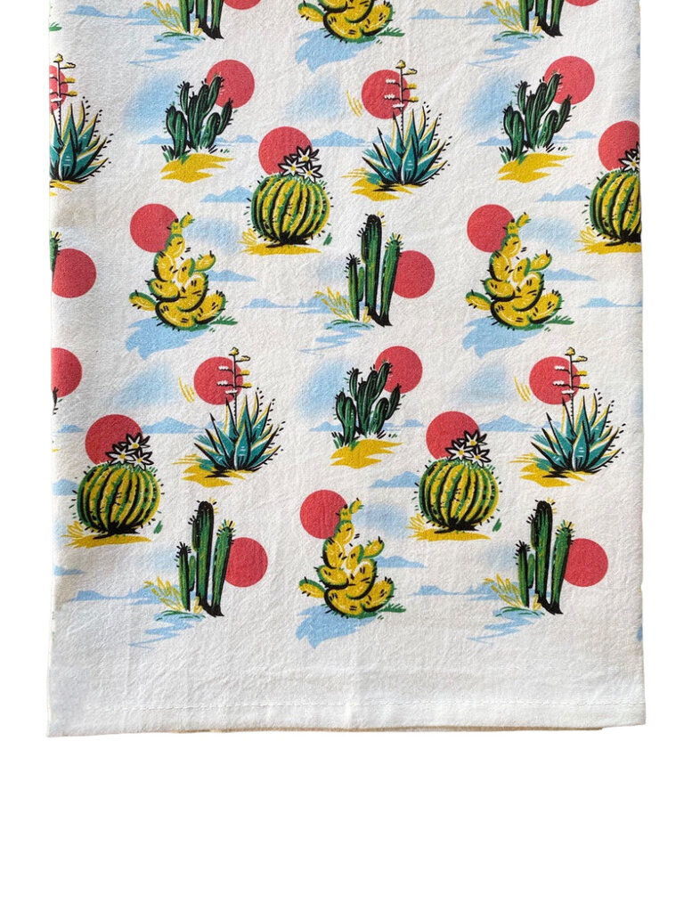 Vintage Cactus Bar Towel