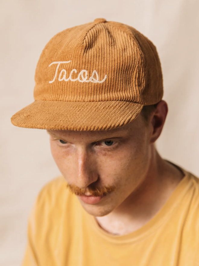 Bearded Man - Brown Snapback Cap - Logo Light Brown Snapback @ Hatstore