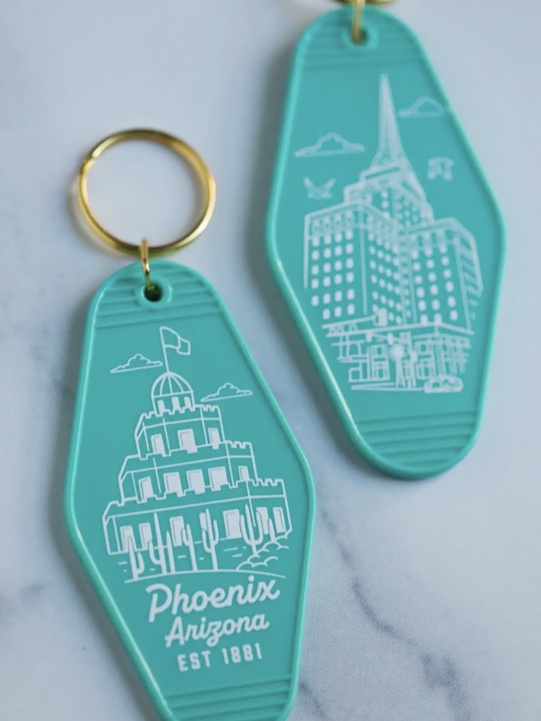 Phoenix Arizona Hotel Key Tag frances