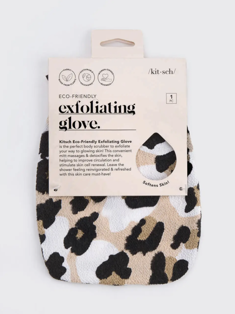Exfoliating Body Glove - Leopard