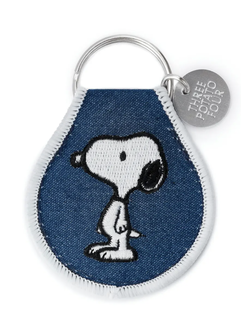 Snoopy Patch Keychain