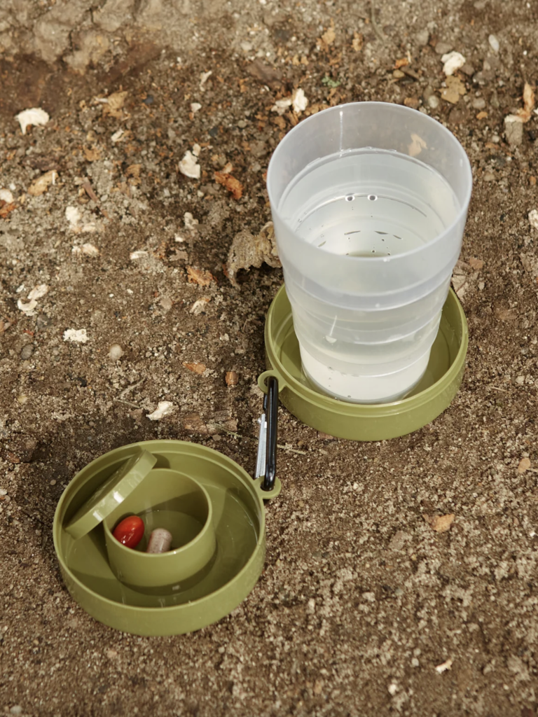 Collapsible Tumbler w/ Pill Compartment
