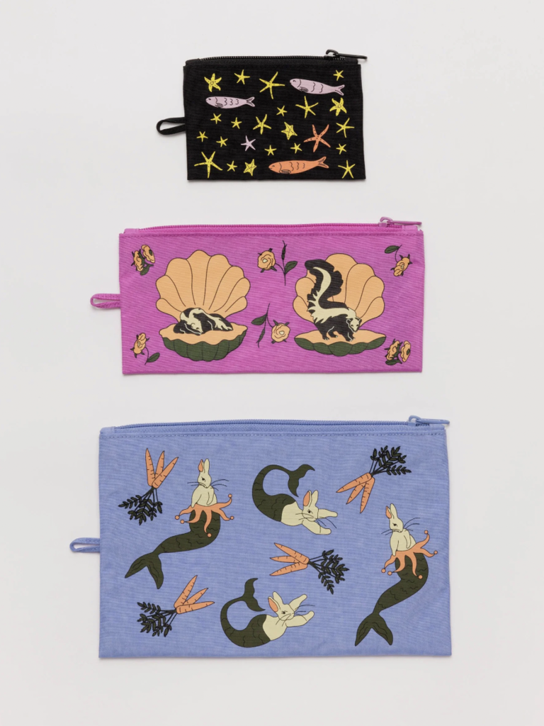 Baggu Flat Pouch Set