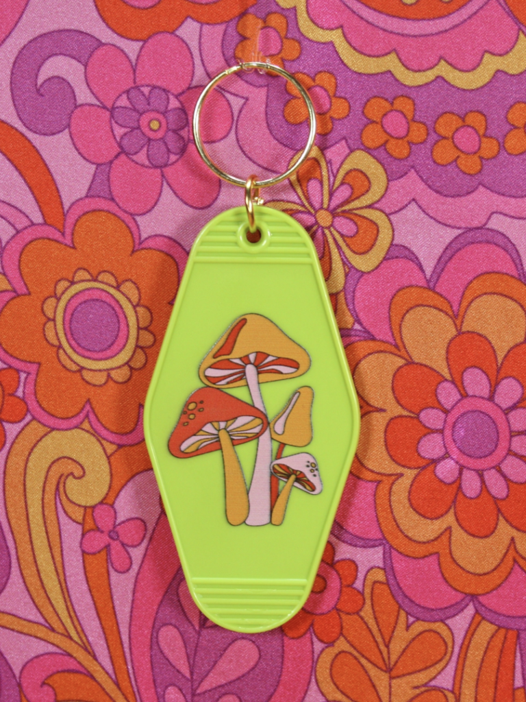 Mushroom Key Tag