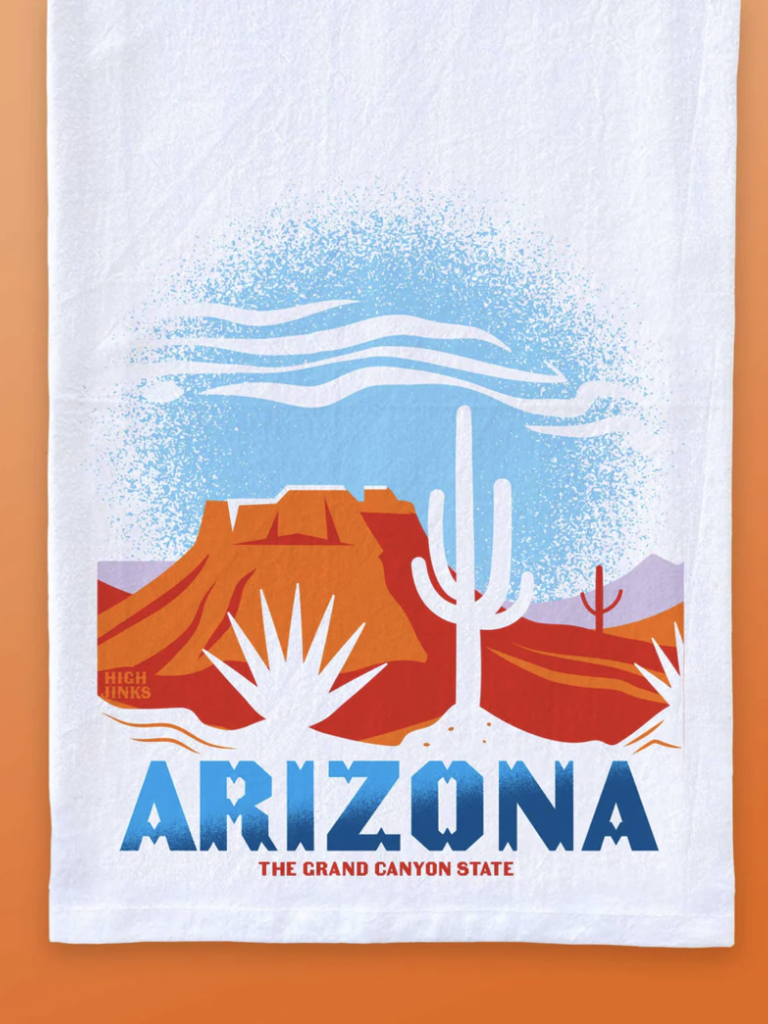 Desert Landscape Bar Towel