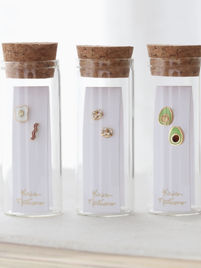 Tiny Pretzel Stud Earrings