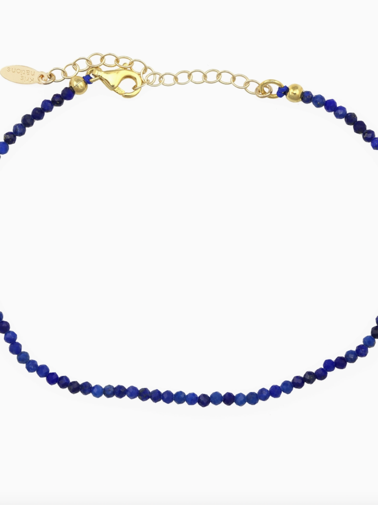 Petite Gemstone Bracelet - Blue Lapis