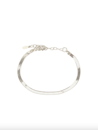 Herringbone Bracelet - Sterling Silver