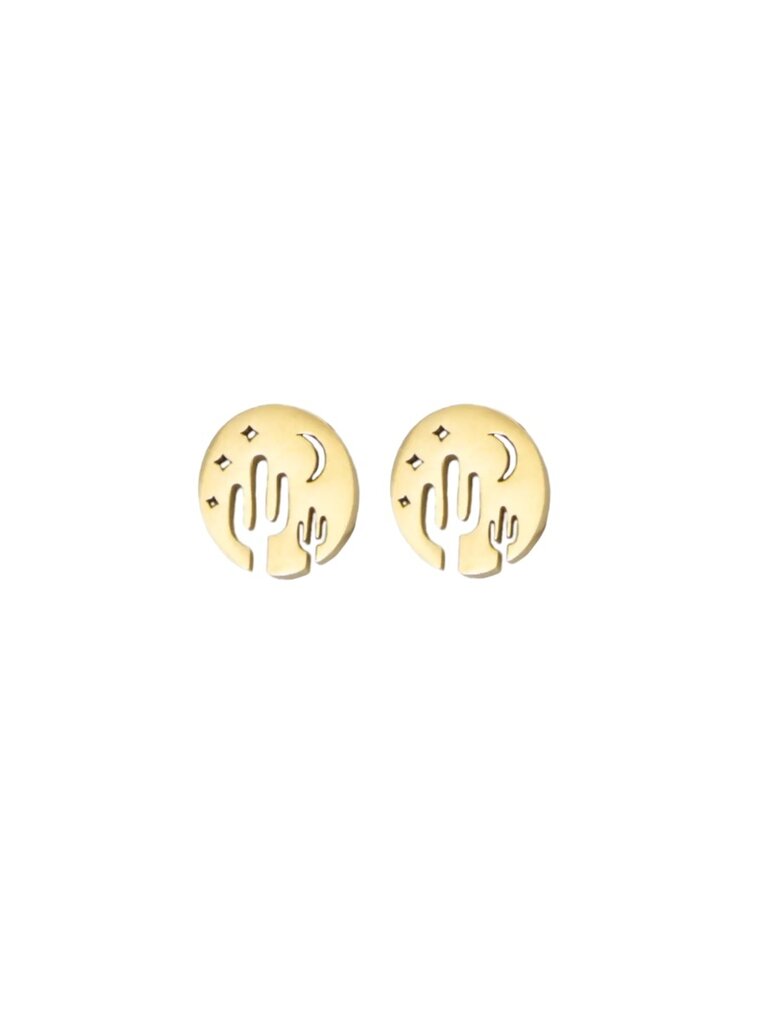 Desert Dreams Cactus Post Earrings