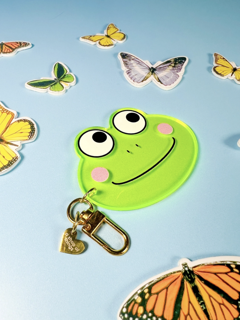 Green Frog Keychain