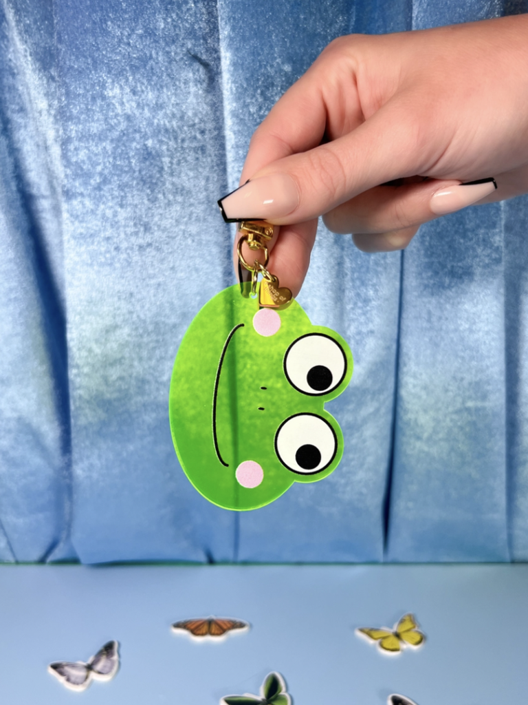 Green Frog Keychain