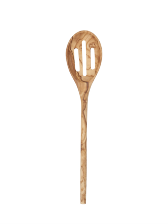 Olive Wood Slotted Spoon Olive Wood Slotted Spoon