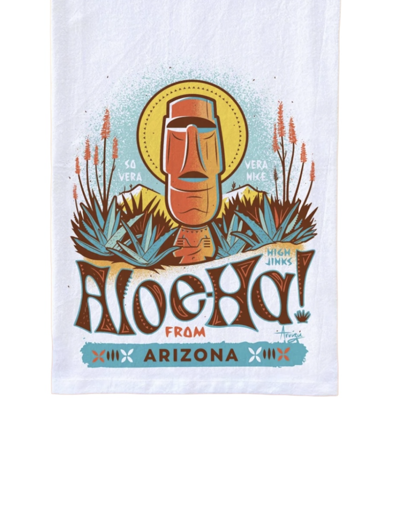 Aloe-Ha Arizona Tiki Bar Towel