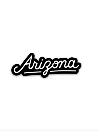 1421 - iconic arizona Arizona Script Sticker 1421 - iconic arizona Arizona Script Sticker