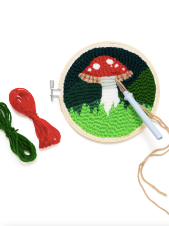 Mushroom Punch Needle Kit Mushroom Punch Needle Kit