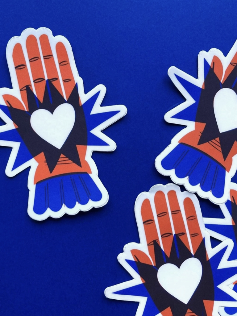 Helping Hand Milagro Sticker