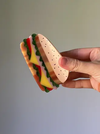 1463 - jenny lemons Large Deli Sandwich Clip 1463 - jenny lemons Large Deli Sandwich Clip