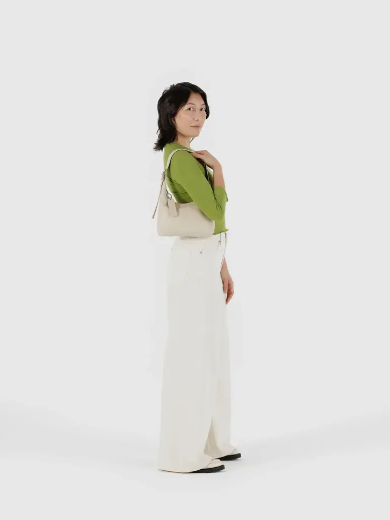 Mini Recycled Leather Shoulder Bag