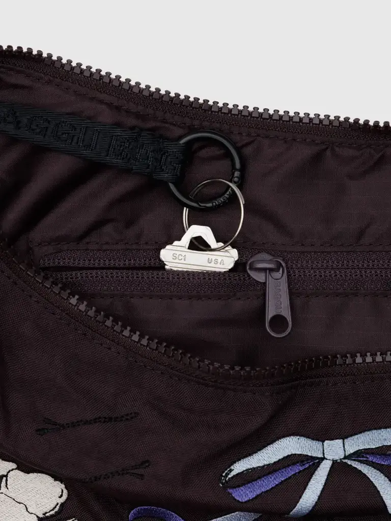 Medium Nylon Crescent Bag