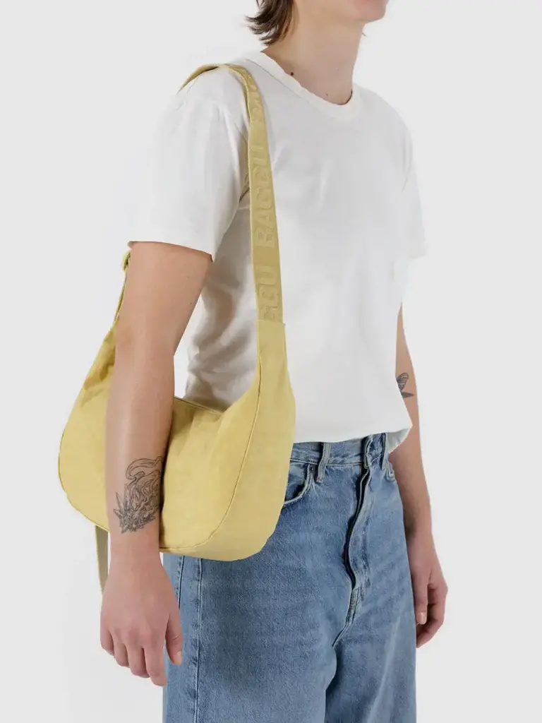 Medium Nylon Crescent Bag