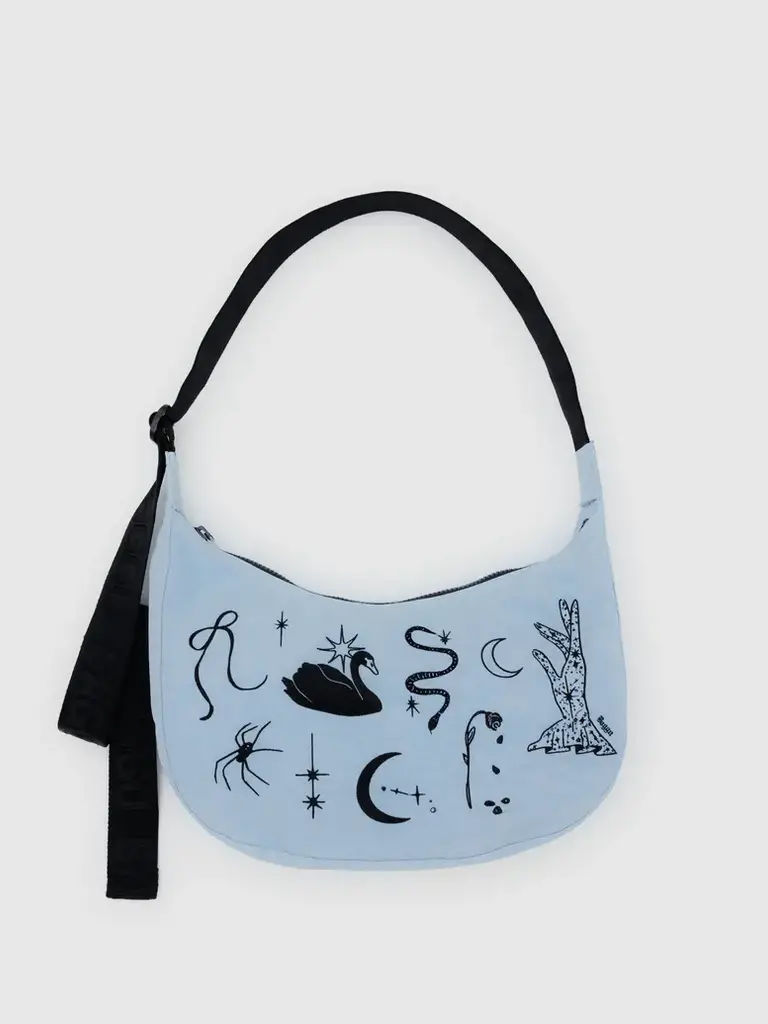 Medium Nylon Crescent Bag