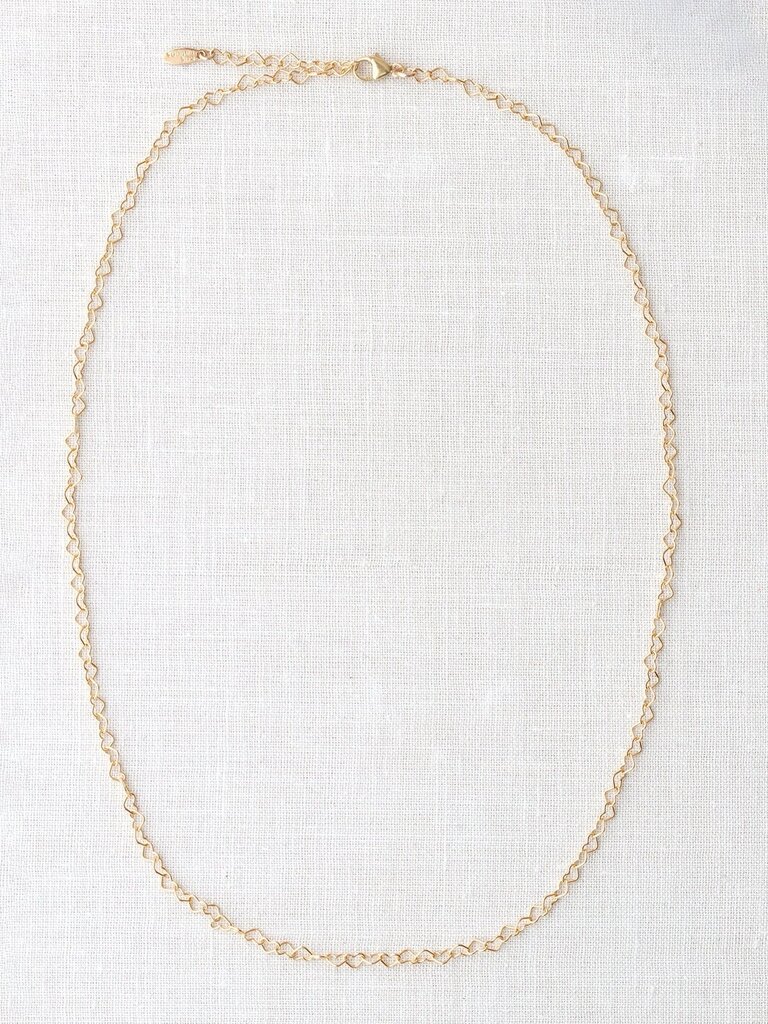 Heart Chain Necklace - Gold