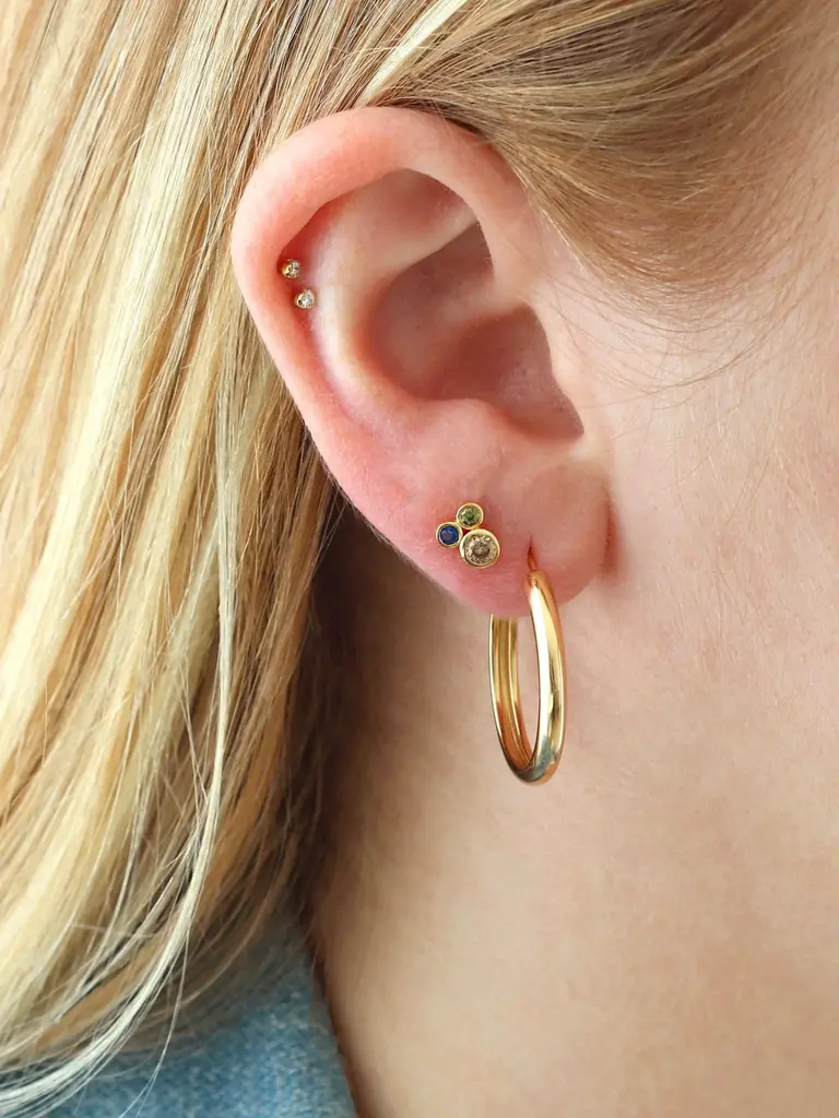 Hollow Hoops - Gold