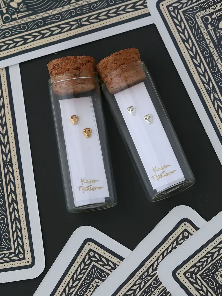 Tiniest Skull Studs