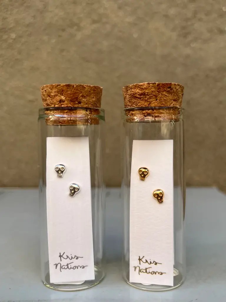 Tiniest Skull Studs