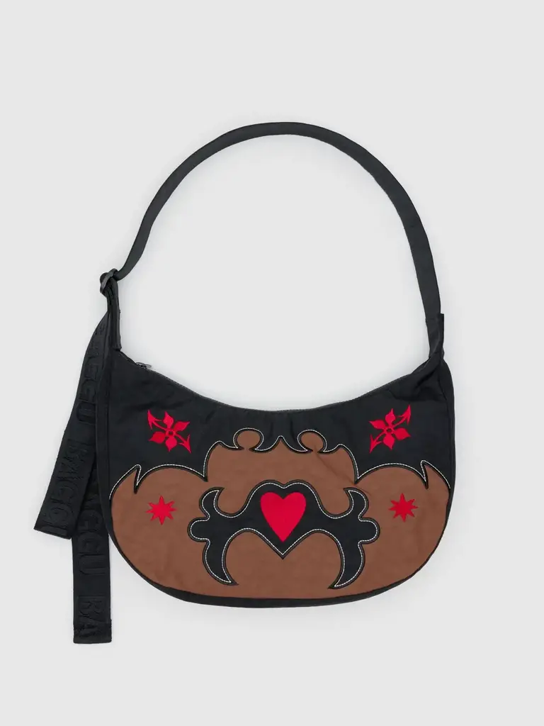 Medium Nylon Crescent Bag