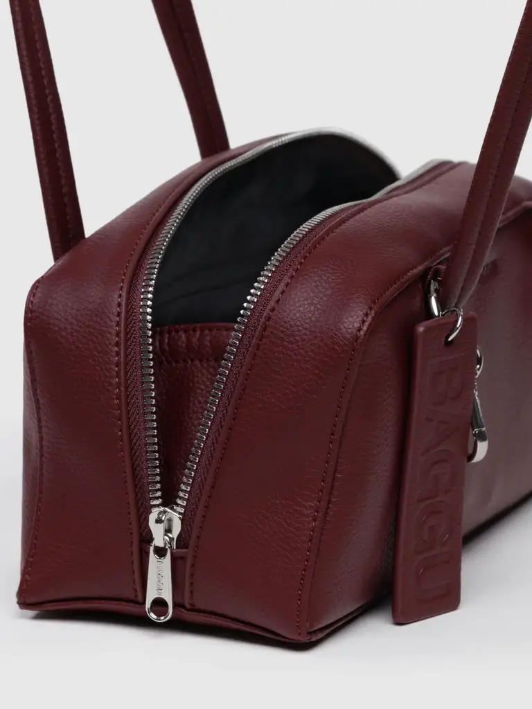Small Recycled Leather Bowler Bag