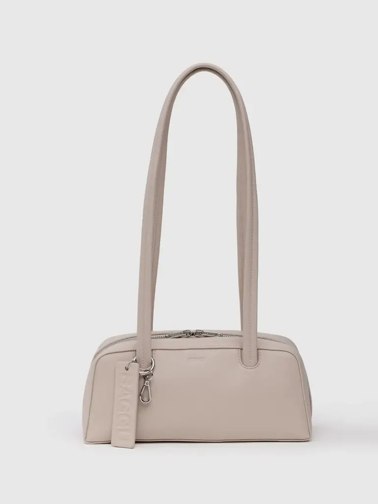 Small Recycled Leather Bowler Bag