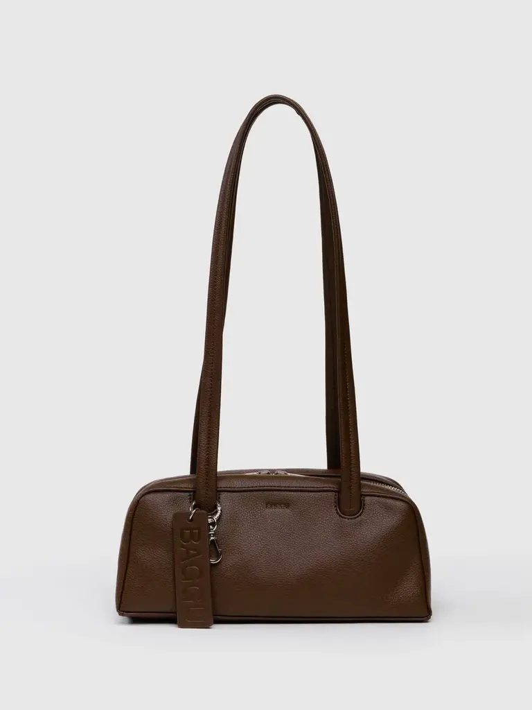 Small Recycled Leather Bowler Bag