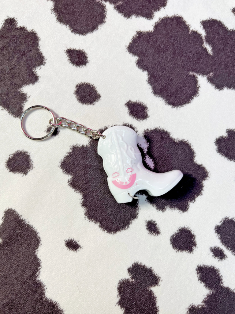 Cowboy Boot Bottle Opener Keychain