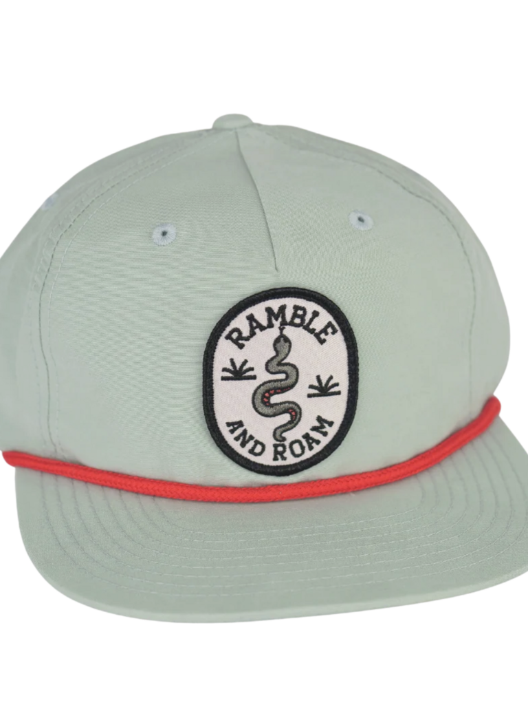 Ramble and Roam Rope Hat - Loden/Gold