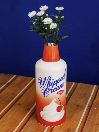 Whipped Cream Bud Vase